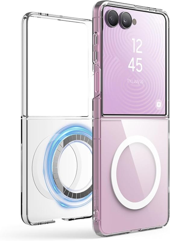 elago Magnetic Clear Case for Samsung Galaxy Z Flip 8 Case — Galaxy Z Flip 8 case for galaxy flip case