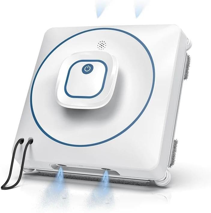 Window Cleaner Robot with 4 Cleaning Modes, 8000Pa Suction Remote Control