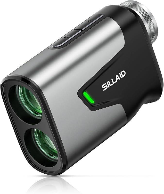 Golf Rangefinder with Slope, 1200 Yards Range Finder, 7X Magnification with Pin Lock Vibration, 23.5mm Ultra Lens