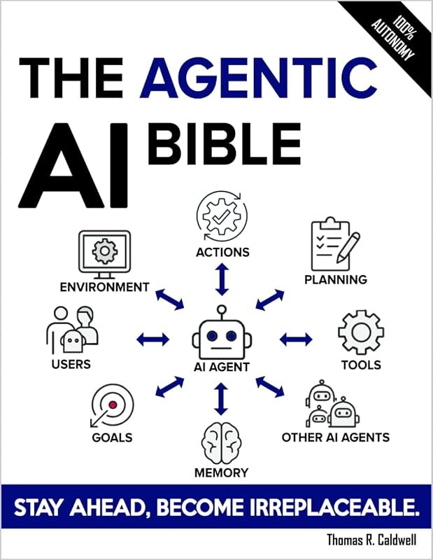 The Agentic AI Bible: The Complete and Up-to-Date Guide to Design, Develop, and Scale Goal-Driven, LLM-Powered Agents