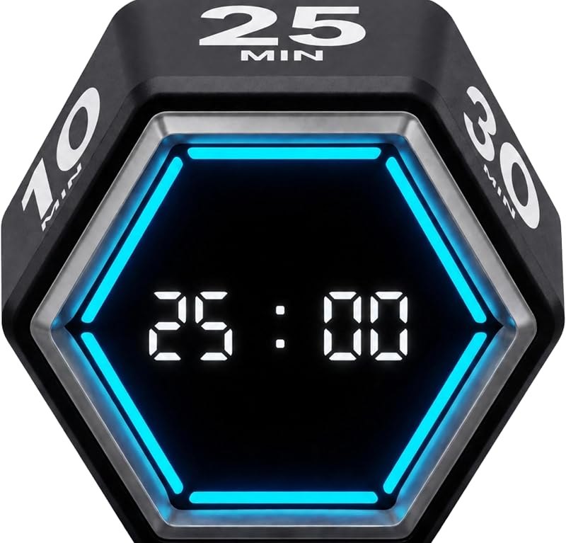Pomodoro Timer Cube, Visual Timer for Kids, Productivity Desk Timer — Amazon devices that increase product for devices