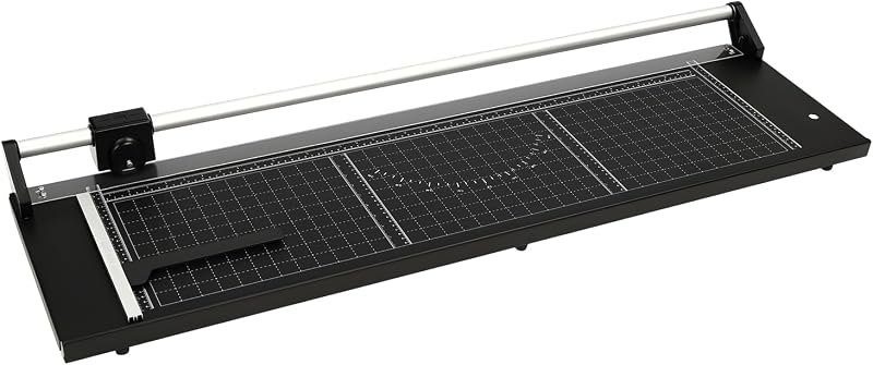 Manual Heavy Duty 36 Inch Rolling Cutter, Precision Rotary Paper Trimmer, A4 Paper Craft Cutter for Cut Gift Card