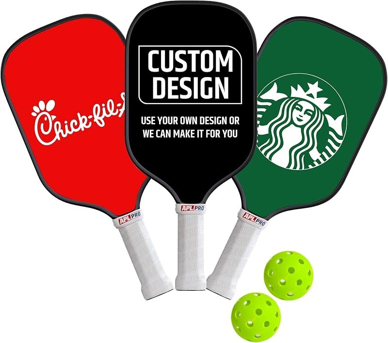 Custom Pickleball Paddles with Personalized Double-Sided Photo, Logo & Text — pickleball paddle eraser for pickleball