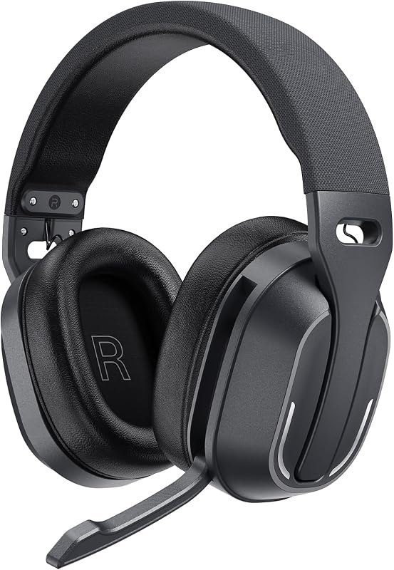 Over-Ear Headphones, 50H Playtime Headset with White Noise,Black — audio headphones for audio headphones