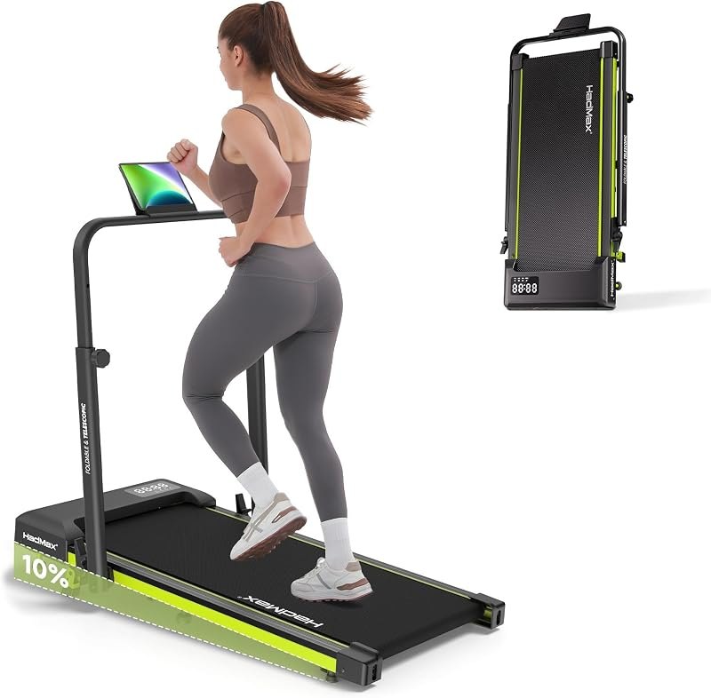 Walking Pad Treadmill with Incline and Height Adjustable Handle Bar — walking floor stand for walking floor stand