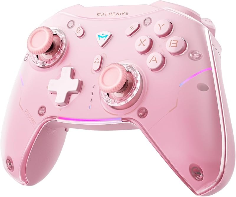 Machenike G5Pro Wireless Gamepad, Tri-Mode 1000Hz RGB Controller with Dock — hall effect gamepad for hall effect gamepad