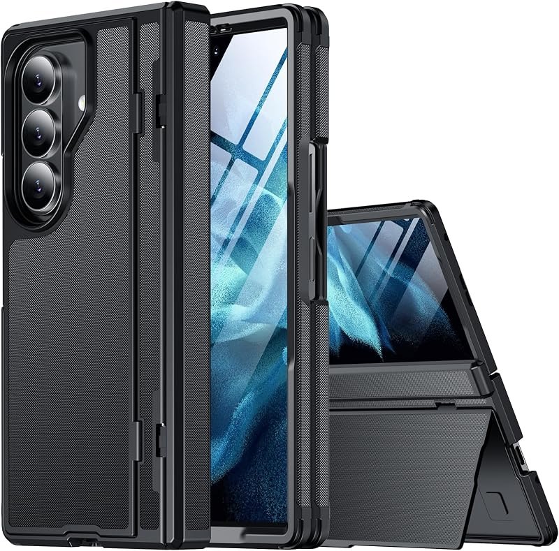 xiwxi for Samsung Galaxy Z Fold 8 Ultra Case with Screen Protector (Built-in Kickstand & Full Body Hinge