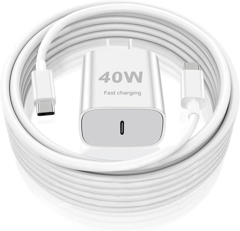 iPhone 17 Charger Fast Charging,40W USB C Charger Block＆6FT Type C Cable — charger for iphone charger