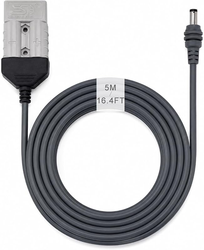 Anderson Plug Power Cable Compatible with Starlink Mini, 16AWG DC Power Cord for Portable Power Station, RV, Camping