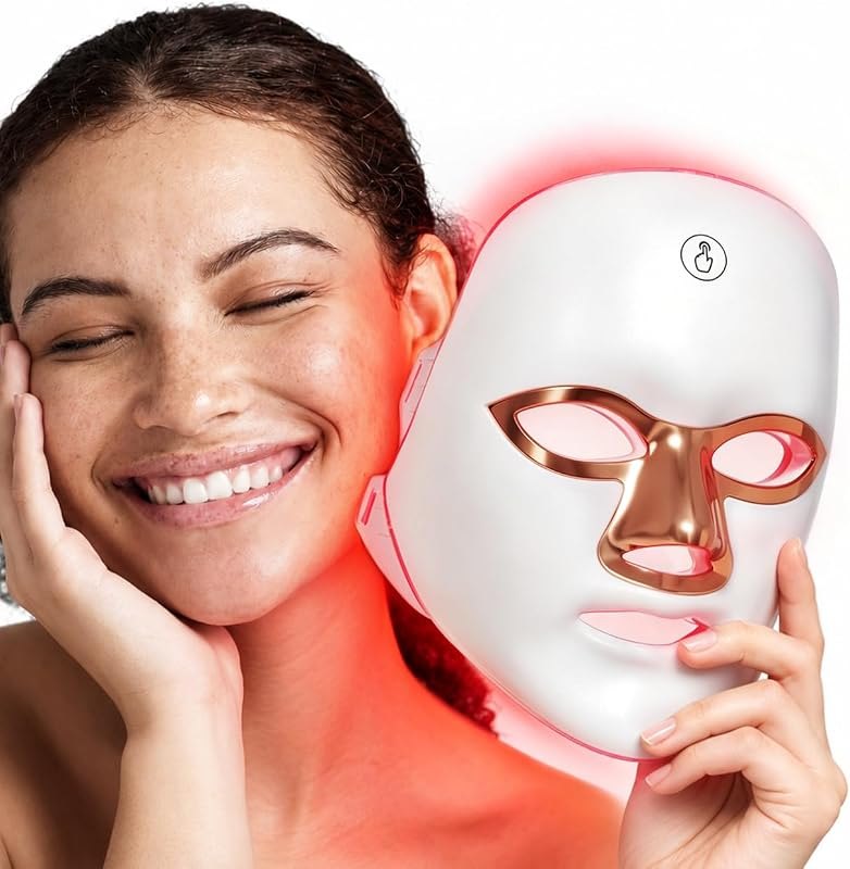 Red Light Therapy for Face, 850nm NIR & Cordless LED Face Mask — led red light face mask for led face masks