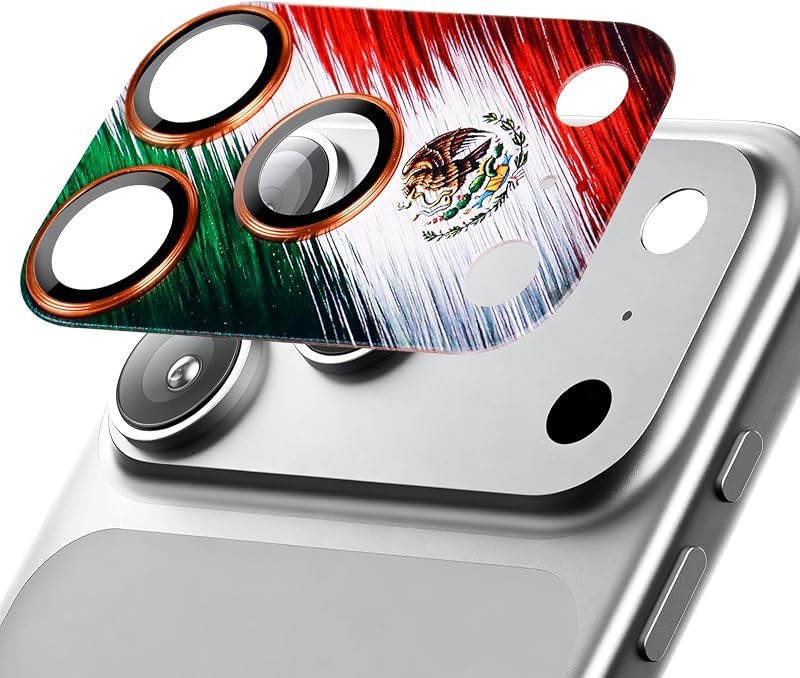 color cosplayer Compatible with iPhone 17 Pro and 17 Pro Max Camera Lens Protector Not Easy to Break Case-Friendly