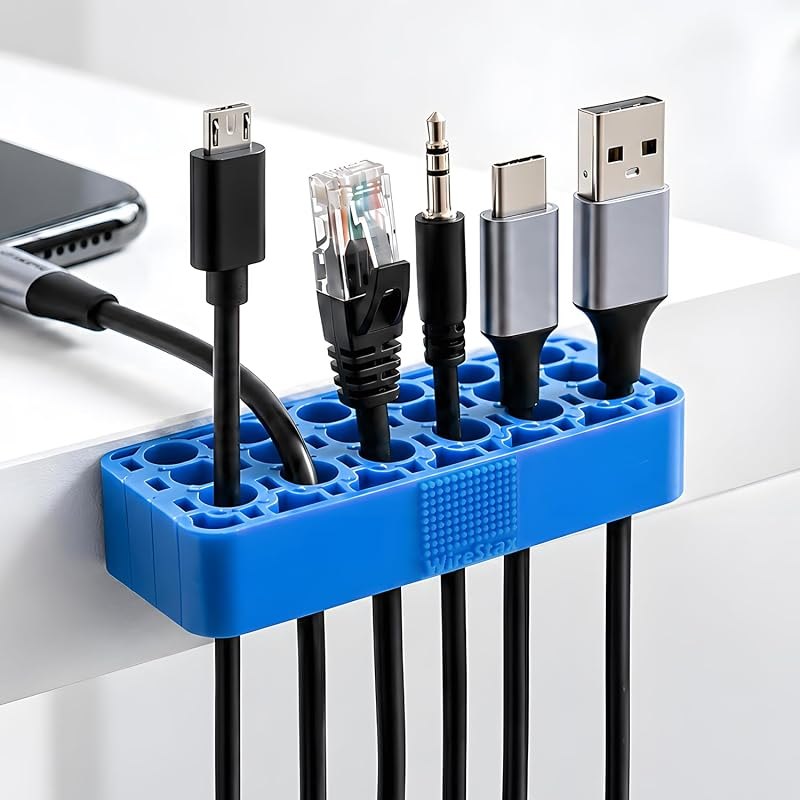 Stackable Cable Organizer — Small computing add-ons: hubs, stand for small computing add ons
