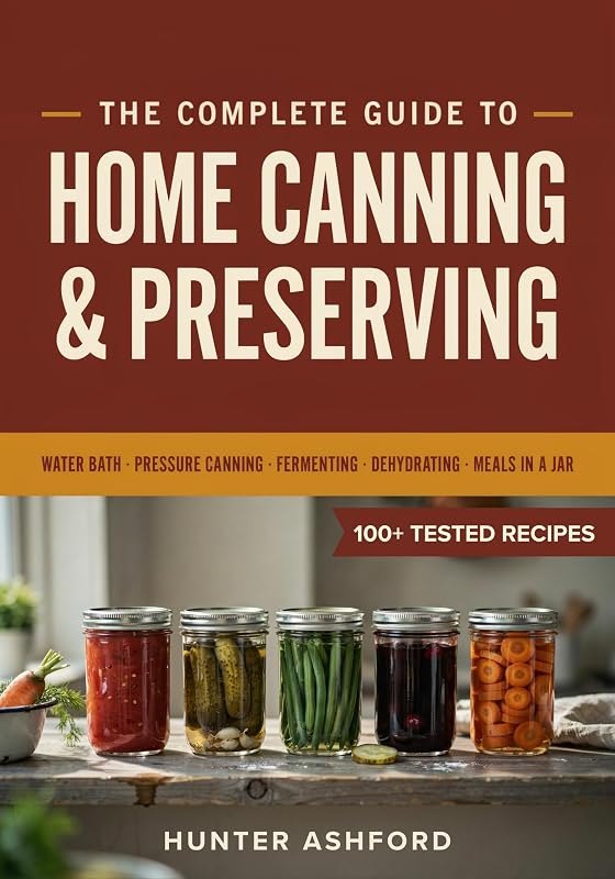 The Complete Guide to Home Canning & Preserving: Step-by-Step Water Bath and Pressure Canning, Fermenting