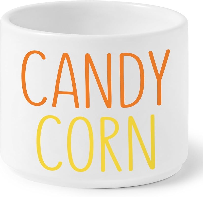 Candy Dish Cauldron, Halloween Mini Ceramic Candies Bowl Tiered Tray Decor, Snack Serving Bowl Table Wishes Accents