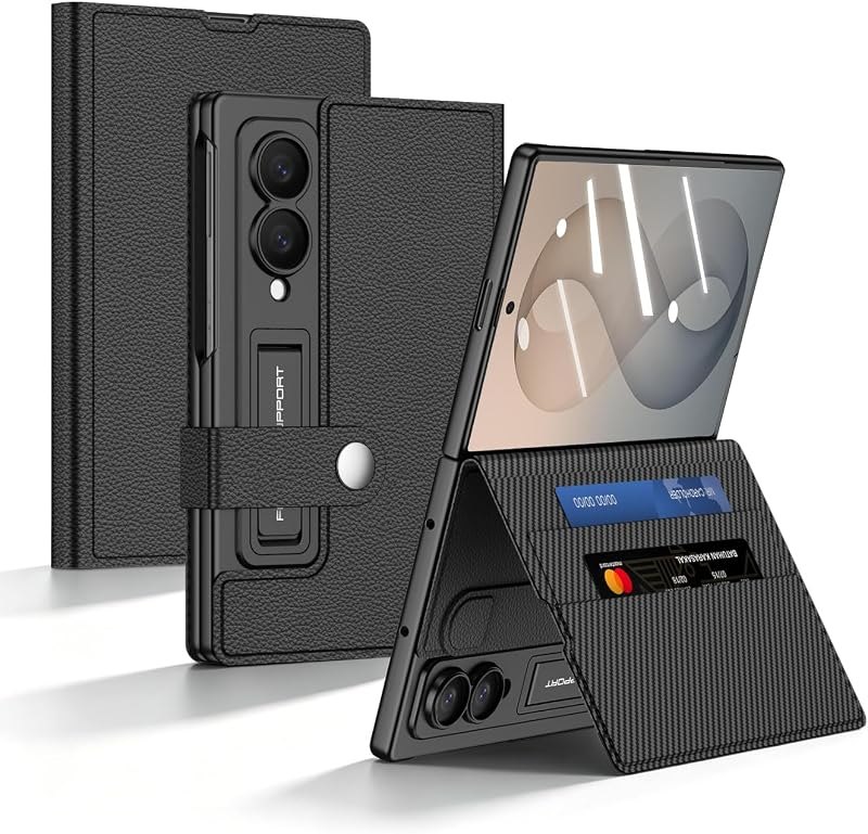 SHIEID Z Fold 8 Wallet Case for Samsung Galaxy Z Fold8, 3-Position Stand — wallet case for samsung galaxy fold case