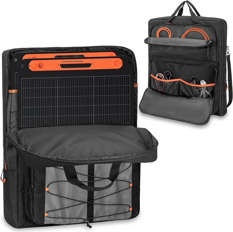 HODRANT Solar Panel Bag Compatible with Jackery Solarsaga 200w Bifacial — solar carry strap for solar carry strap