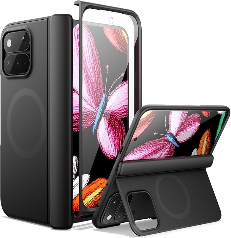 SURITCH for Google Pixel 11 Pro Fold Case with Screen Protector, Compatible with MagSafe, Magnetic Shockproof