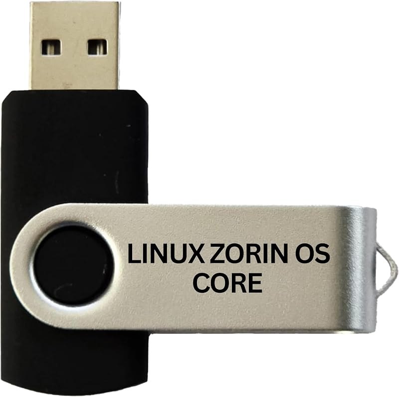 Linux Zorin OS 18 Core Bootable Installer USB Flash Drive — Core OS platforms like windows, maco for core platforms