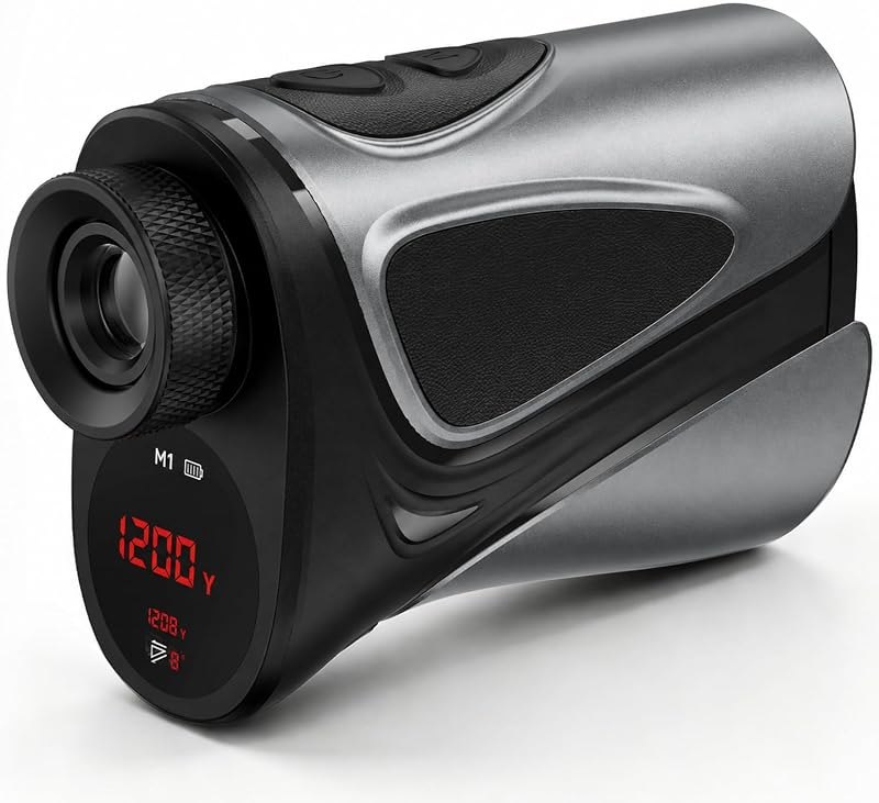 Golf Rangefinder 1200 Y Slope Compensation, Flag-Lock Alert & Touchscreen. — best slope golf rangefinder for slope