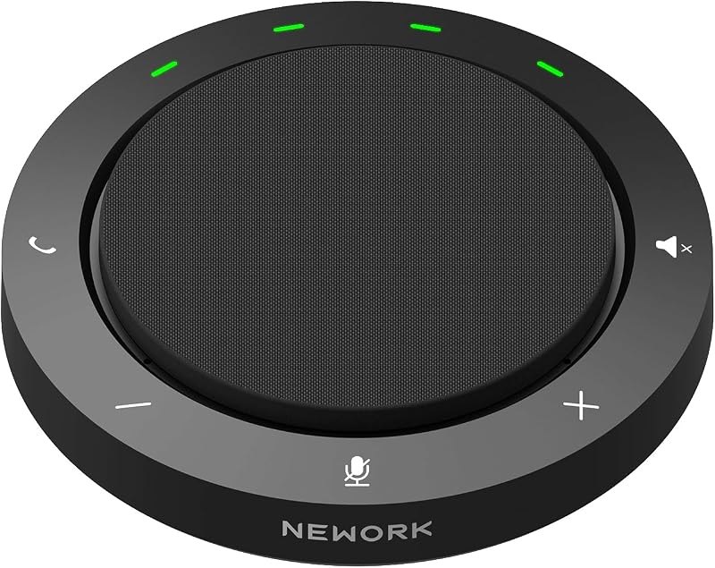 Conference Speakerphone - 2 AI Noise Reduction Mics, 360° Voice Pickup — USB conference speakerphone for usb