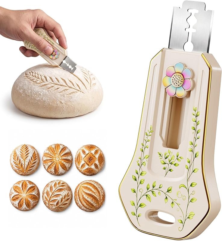 Bread Lame, Magnetic & Extractable Sourdough Scorering Tool for Baking — baking steel for oven thermometer