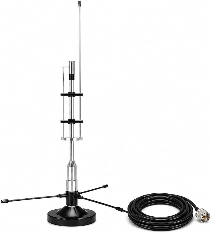 CBC435 144/430MHz Ham Radio Antenna Kit, D90 Mag Mount, PL-259 — ham mag mounts for ham hts
