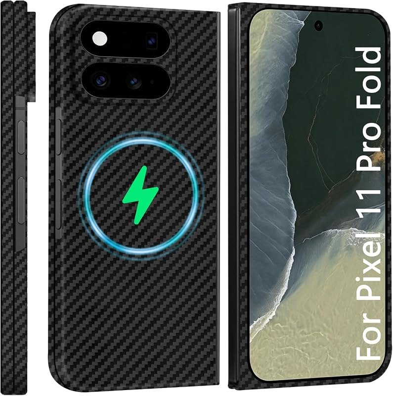 Slim Magnetic Carbon Fiber Case for Google Pixel 11 Pro Fold — best Pixel 11 Pro Fold stylus for pixel pro fold stylus