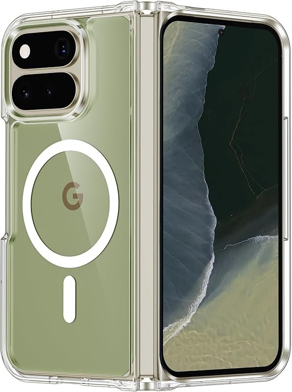 FNTCASE for Google Pixel 11 Pro Fold Case Clear Compatible with Magsafe — Pixel 11 Pro Fold inner screen prote for