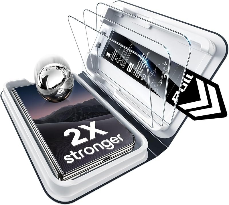 ESR 3 Pack for iPhone Duo Screen Protector, Classic — best iPhone Duo inner screen protect for iphone duo inner screen