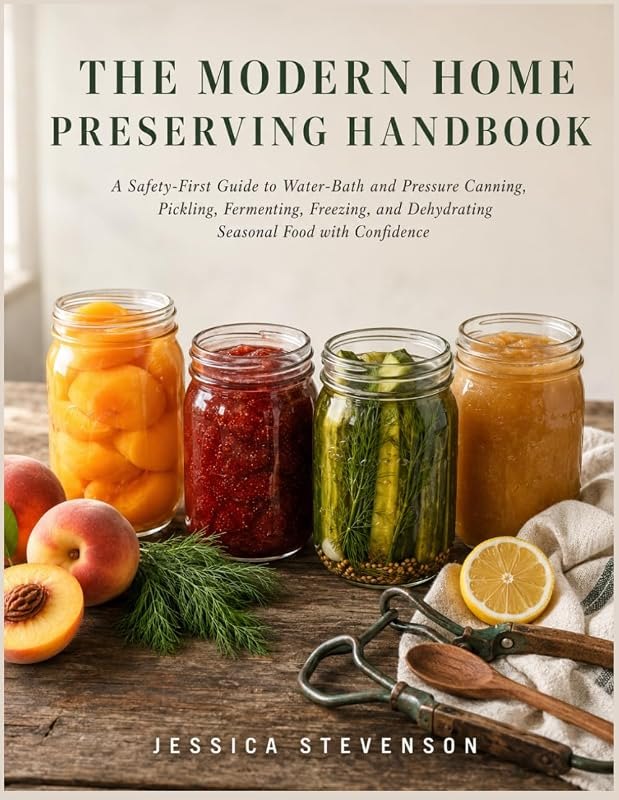 THE MODERN HOME PRESERVING HANDBOOK: A Safety-First Guide to Water-Bath and Pressure Canning, Pickling, Fermenting