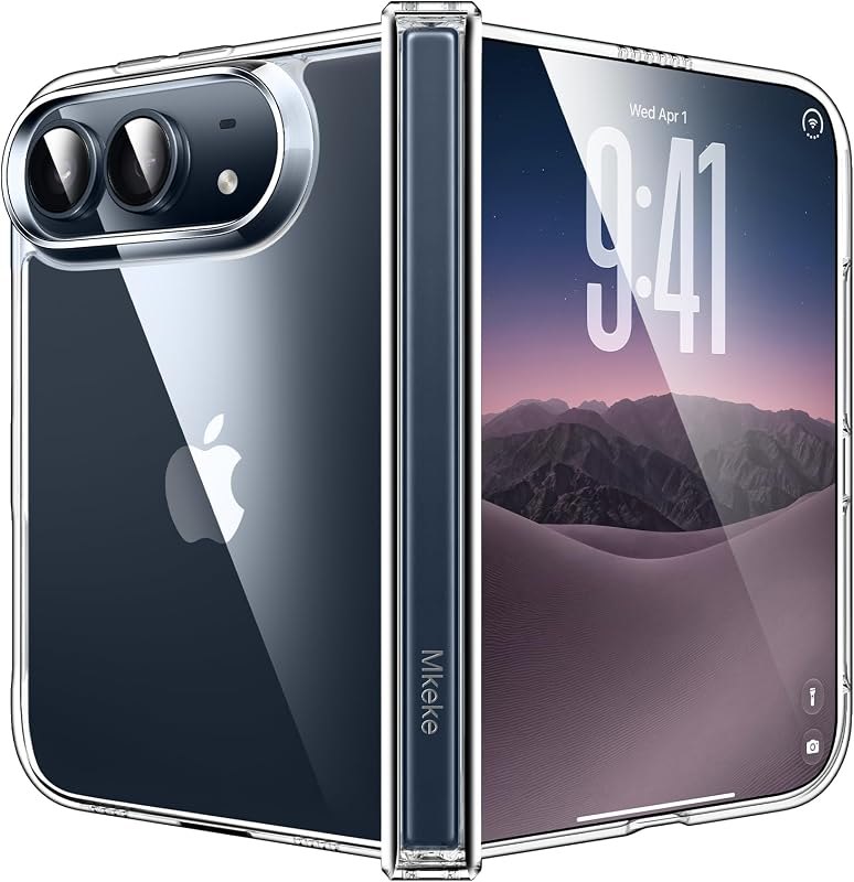 for iPhone Duo Case Clear with Full Hinge Protection — iPhone Duo wallet case amazon for iphone duo wallet case