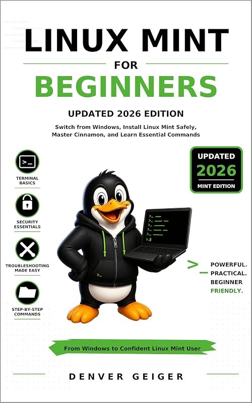 Linux Mint for Beginners: Updated 2026 Edition: Switch from Windows, Install Linux Mint Safely, Master the Cinnamon