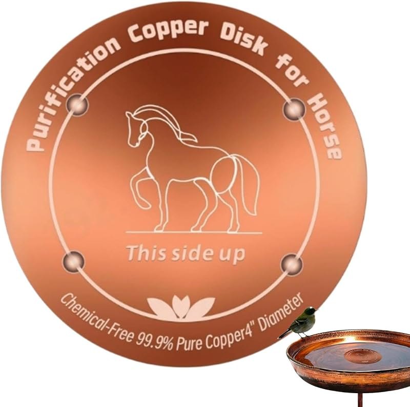 2 Pack Animal Copper Disk — Minerals and stock tank gear. for ho for minerals stock tank gear