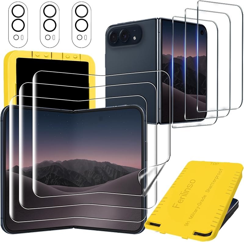 Ferilinso Inner Screen Protector for iPhone Duo, Tempered Glass Back — iPhone Duo inner screen protector for iphone