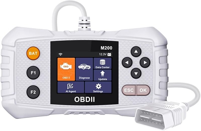 OBD2 Scanner Diagnostic Tool for Home Mechanics, 4 System ABS SRS Transmission Engine Code Reader for Cars and Trucks