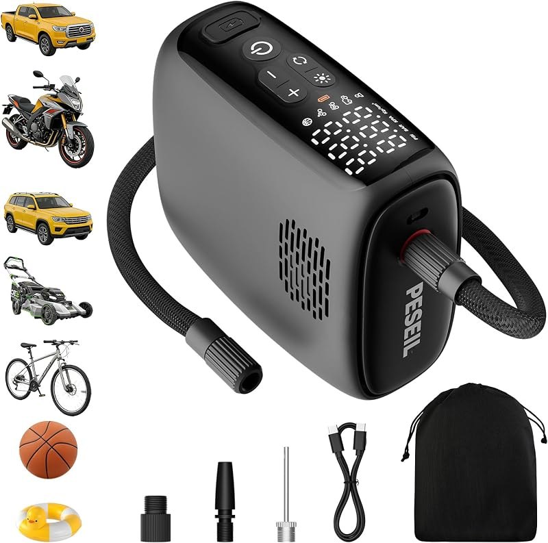 2026 Tire Inflator Portable Air Compressor [40L/min 200% Faster] Inflation — auto tire inflator for auto tire inflator