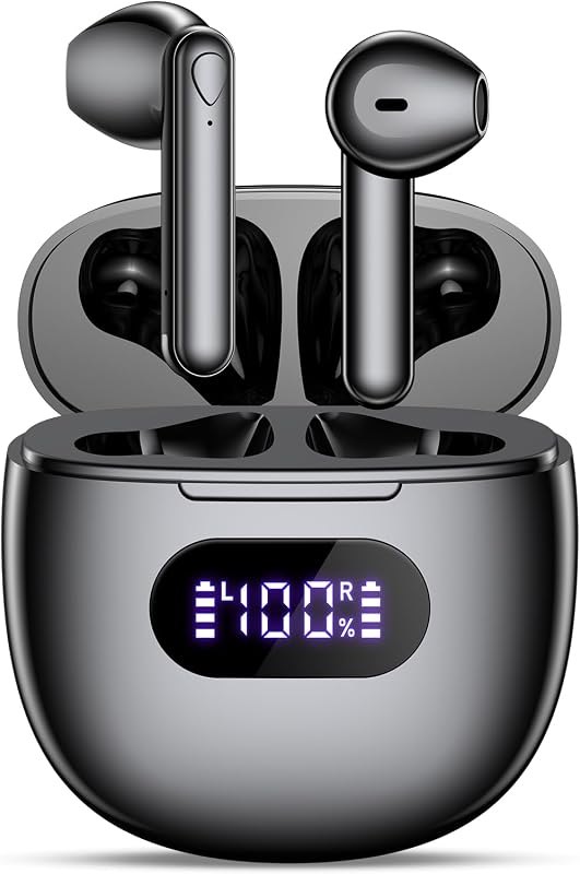 Ear buds Wireless Earbuds Bluetooth 5.4 Headphones Button Control Earphones — Earbuds, headphones, and speakers wo for