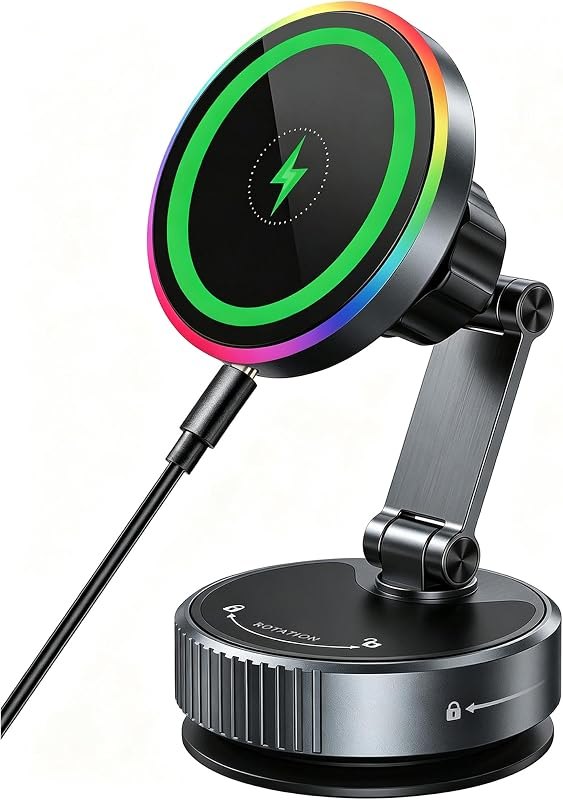 15W MagSafe Car Mount Charger, Wireless Charging Car Phone Holder — best phones MagSafe for phones magsafe