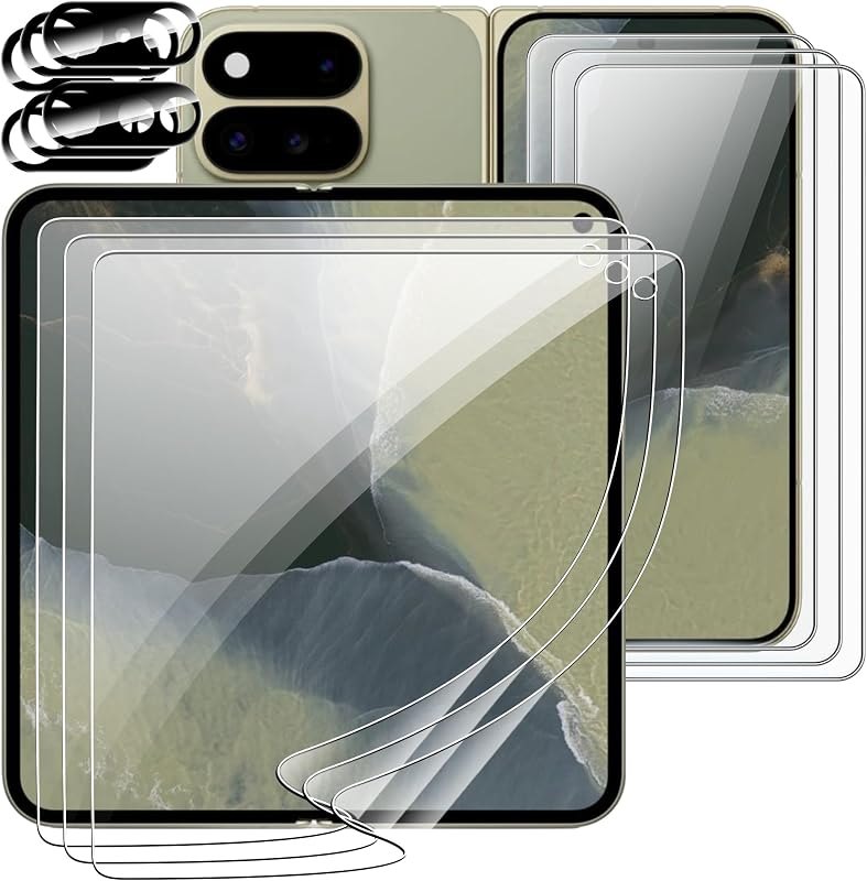 for Google Pixel 11 Pro Fold Screen Protector,Soft Protective film,Premium Folding, Kamera Glass,Bubble-Free