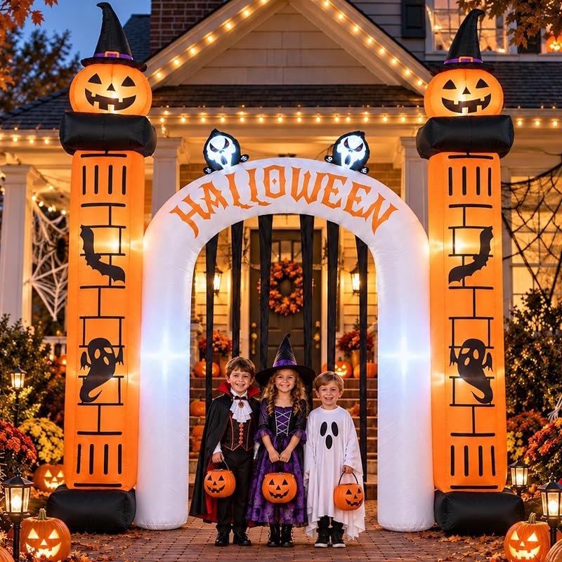 11FT Halloween Inflatable Archway Outdoor Decorations for Yard — best outdoor halloween inflatable for outdoor
