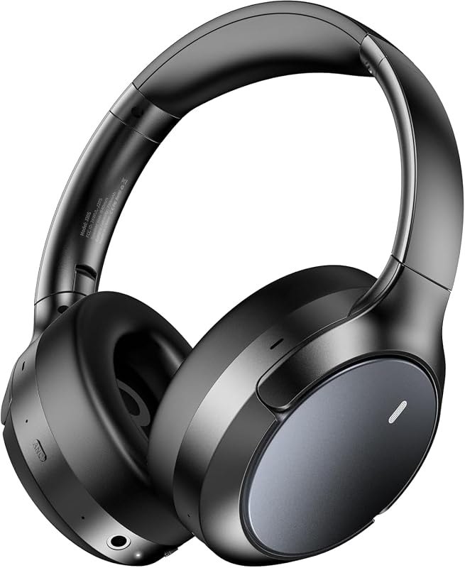 Hybrid ANC Wireless Over-Ear Headphones, 100H Playtime, Hi-Res Audio, Bluetooth 6.0, Multi-Mode Noise Cancellation