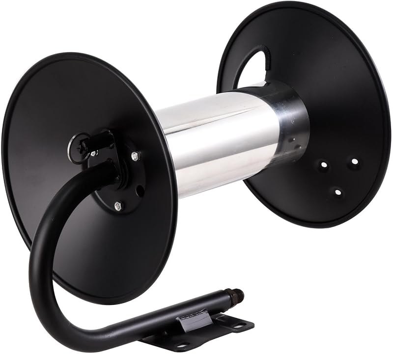 Pressure Washer Hose Reel Wall/Floor/Van Mount Hand Crank Steel 4000 PSI — pressure wall mount for pressure wall mount