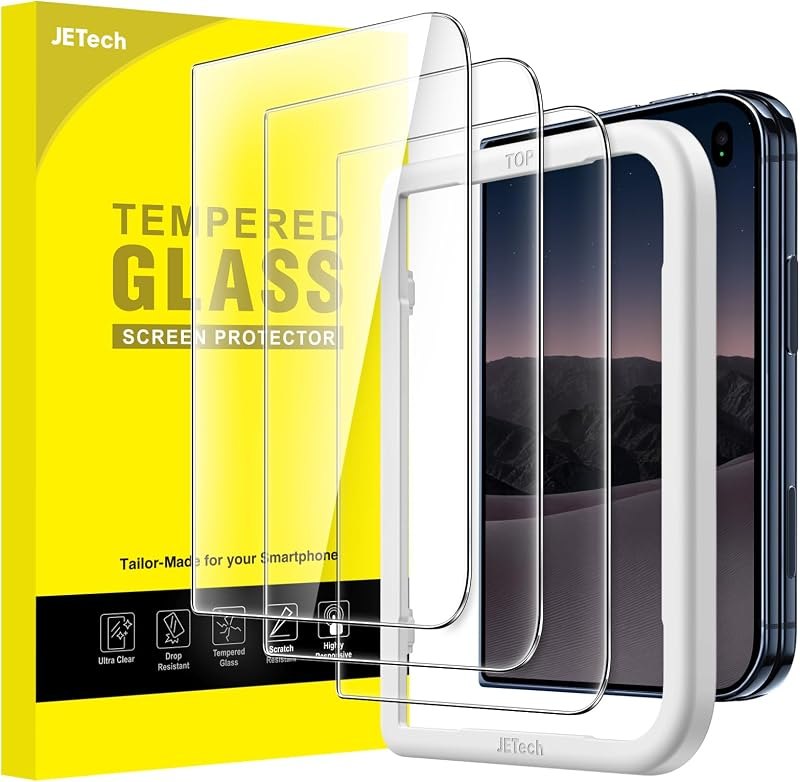 JETech 9H+ Front Screen Protector for iPhone Duo, 3-Pack — screen protector for iphone duo inner screen