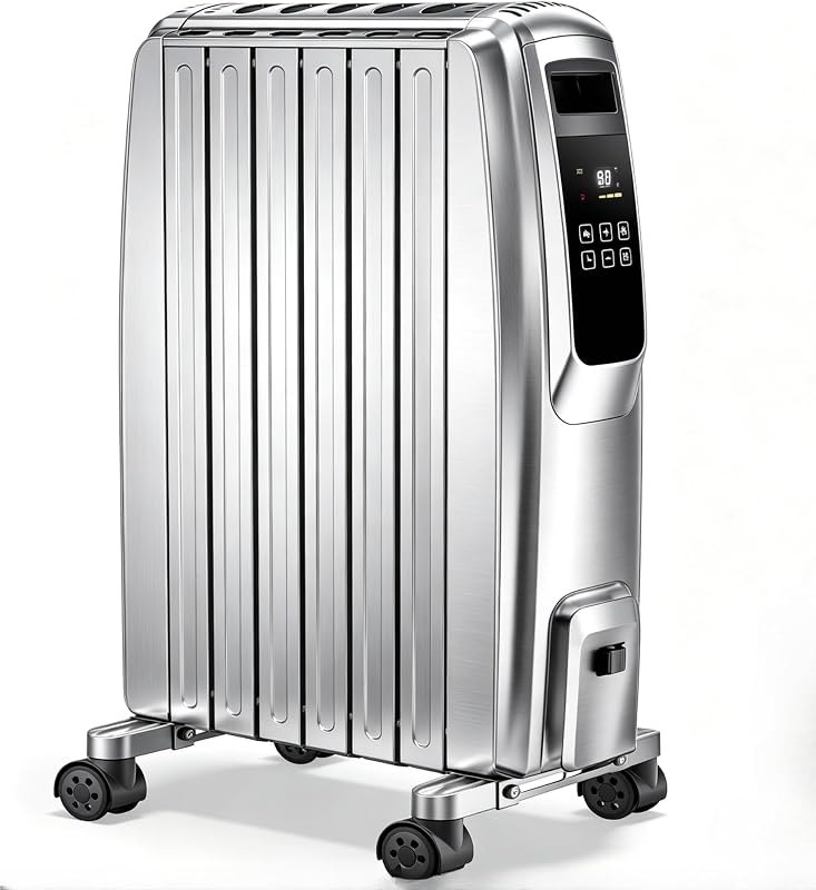 Uthfy Oil Filled Radiator Heater, 1500W Space Heater Large Room — best space oil radiator heater for space oil