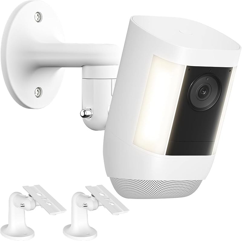 Wall Mount for Ring Spotlight Cam Battery and Ring Spotlight Cam Plus/Pro (Battery), 360°Adjustable Security Wall