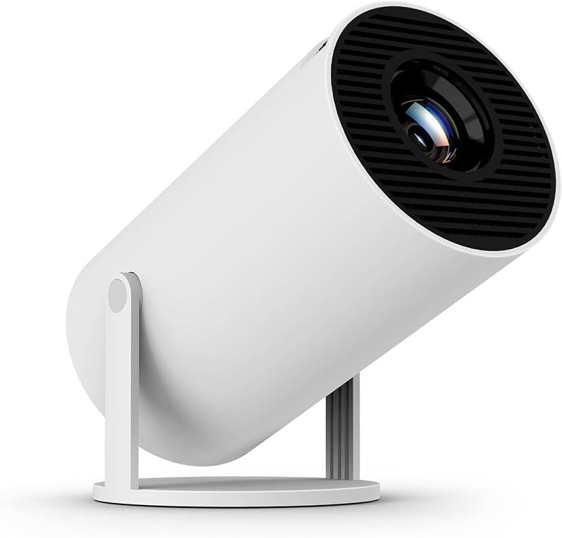 Mini Projector, Portable Projector 1080P 4K Support, Smart Projector with Auto Keystone Correction, Wifi6 & Bluetooth