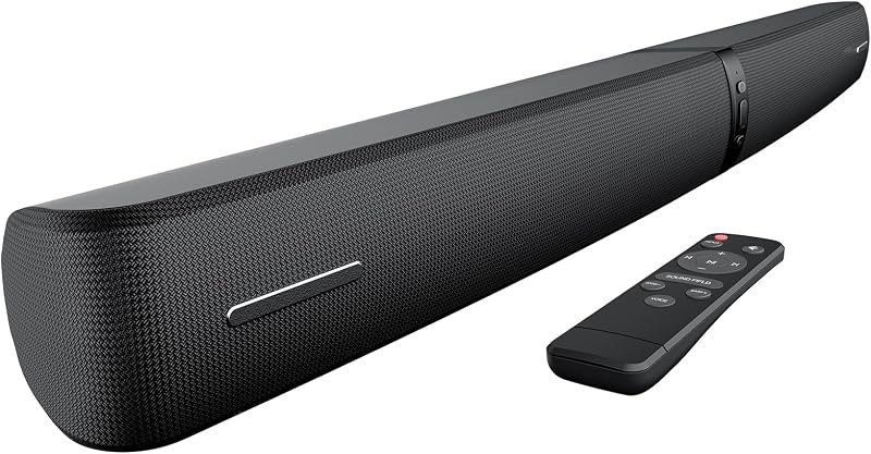 Sound Bar for Smart TV, 90W TV Sound Bar with Bluetooth, ARC, Optical & AUX Connection, 3 EQ Modes, Soundbar for TV