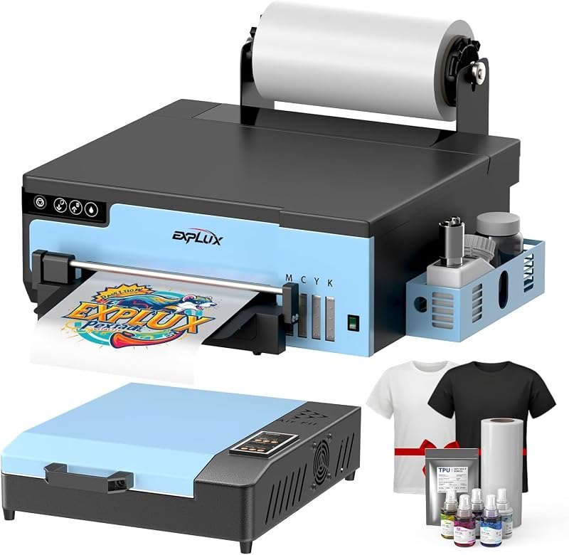EXPLUX A4 DTF Printer XP600 Printhead L8058 Bundle with Oven — best printers work light for printers work light
