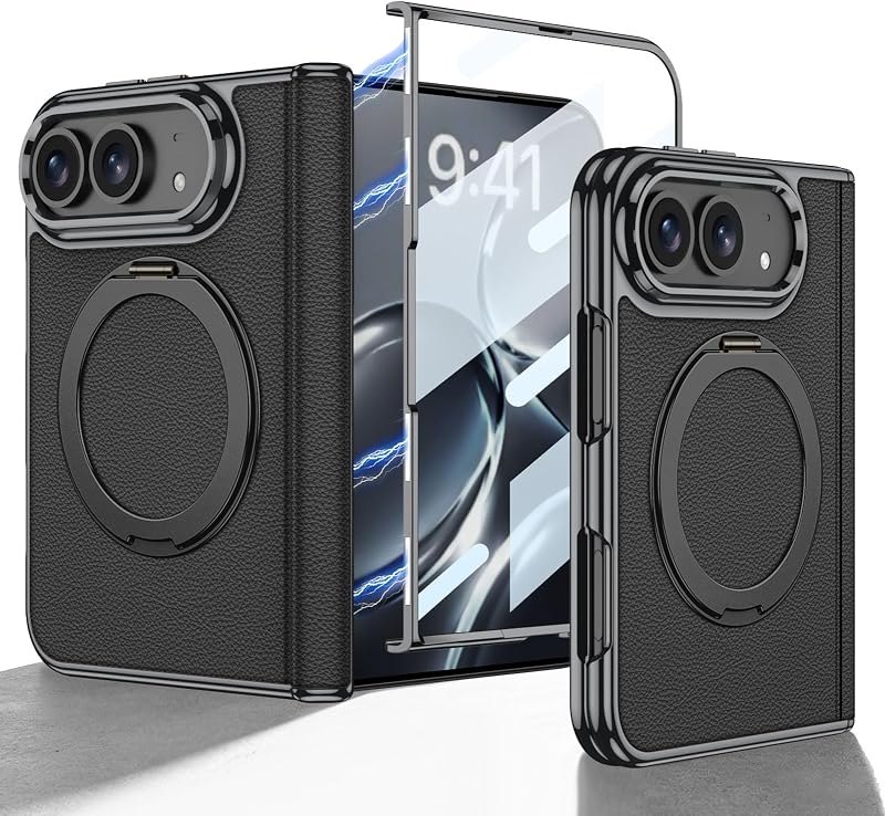 VegSkin Phone Case for iPhone Duo with Stand,Black — best iPhone Duo wallet case for iphone duo wallet case