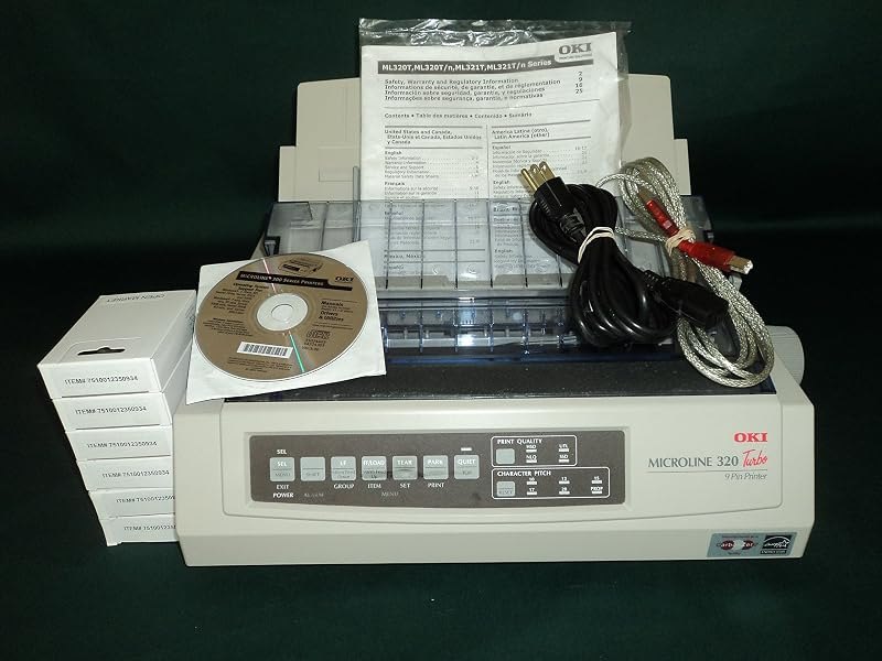 OKI MICROLINE 320 Turbo Mono Dot Matrix Printer (62411601) — wireless dot matrix printer for wireless dot matrix printer